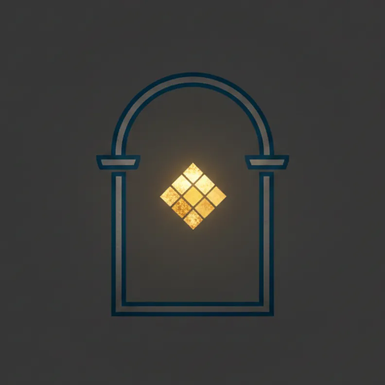 Early layout of tesserae for the Empress’s robe.