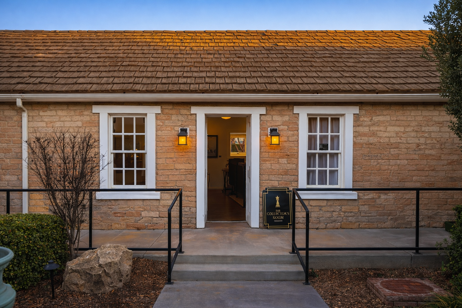 Interior view of The Collector's Room fine art studio gallery in St. George, Utah.